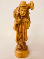 Carved good shepherd