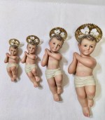 Gypsum Baby Jesus Figurine Set - Image 2